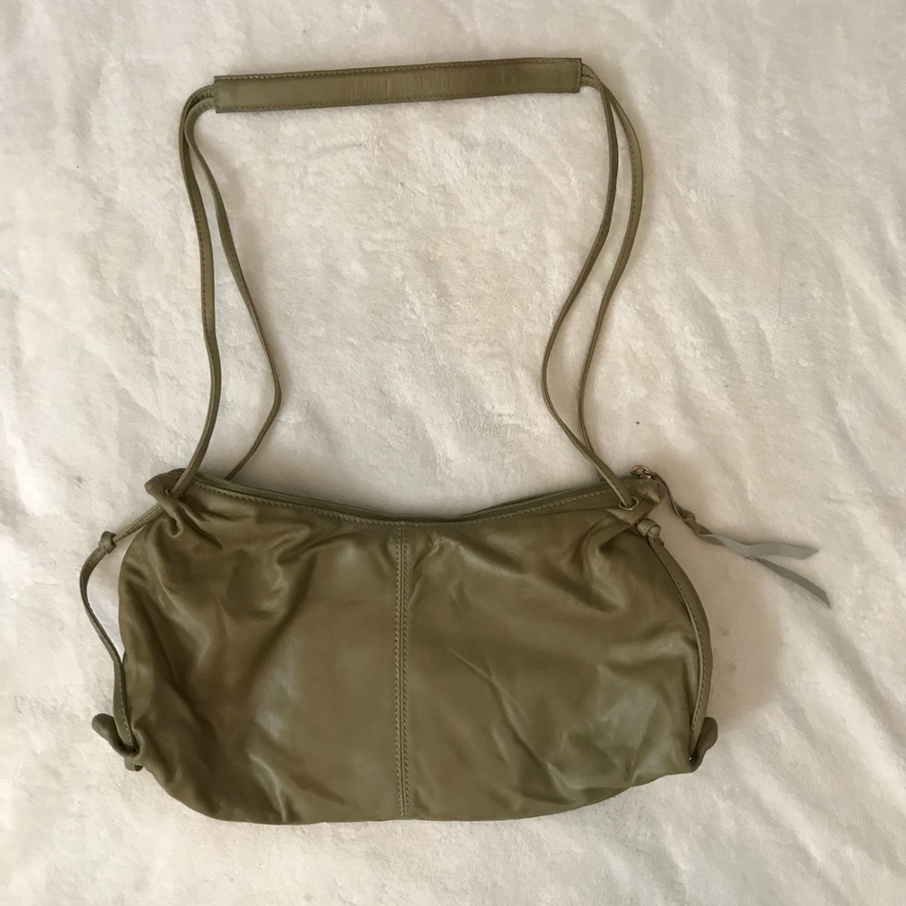 Green Leather HOBO Purse